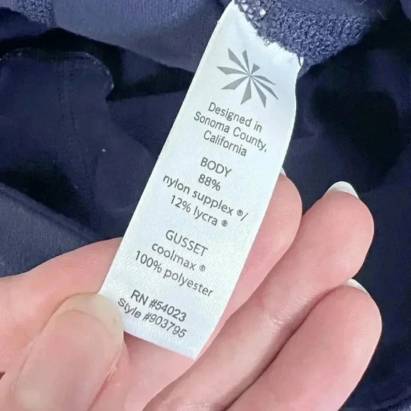 Athleta Dark Midrise Blue Flared Leggings Women's Size S - Picture 8 of 10